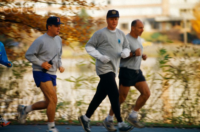 Bill Clinton Jogging